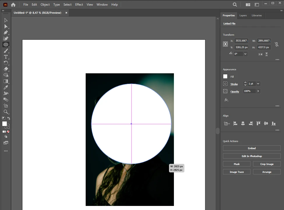 How To Crop An Image In Illustrator