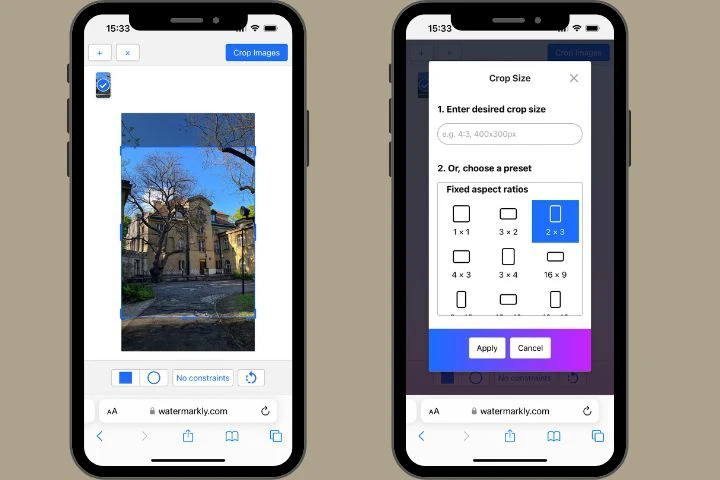 how to crop a picture on iphone