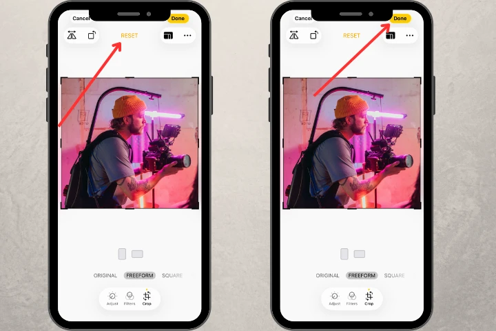 how to crop a picture on an iphone