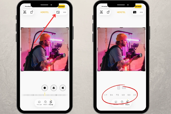 hoe gratis een foto op een iphone bijsnijden