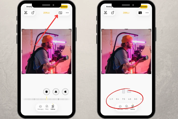 jak za darmo przyciąć zdjęcie na iphonie