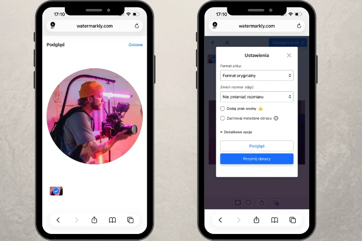 jak przyciąć zdjęcie w koło na iphonie
