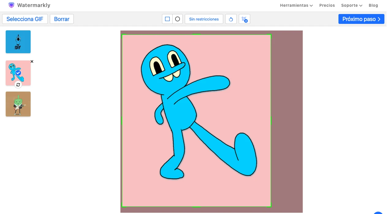 recortar gif online