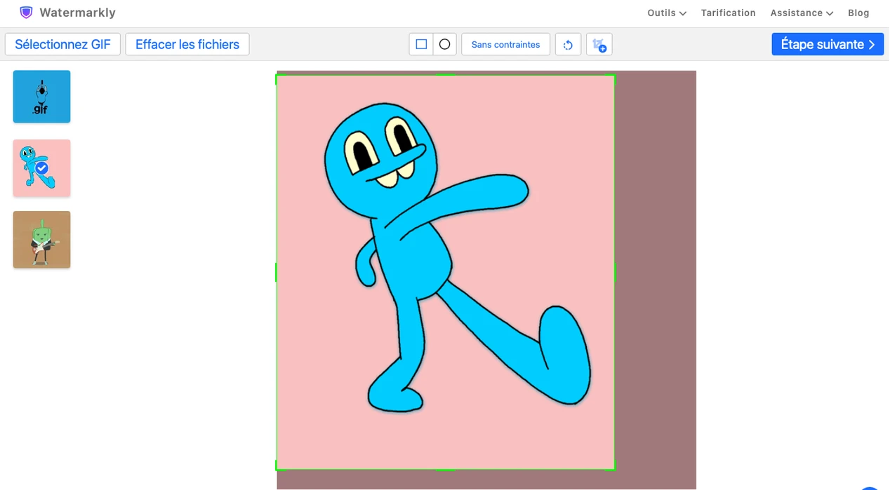 recadrer gif