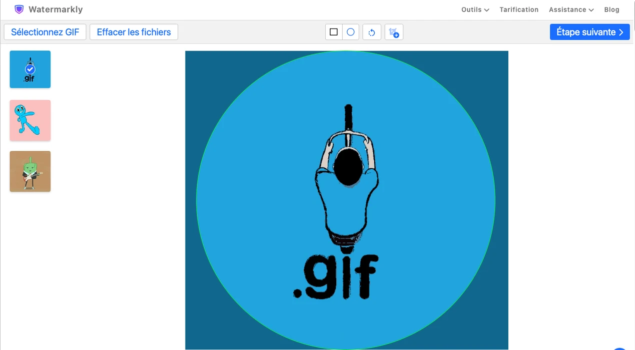 recadrer des gifs en ligne