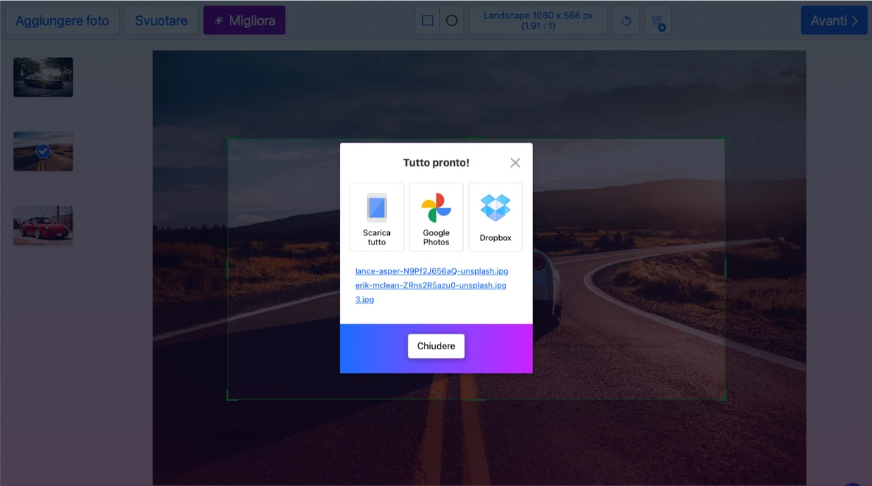 ritagliare foto online gratis