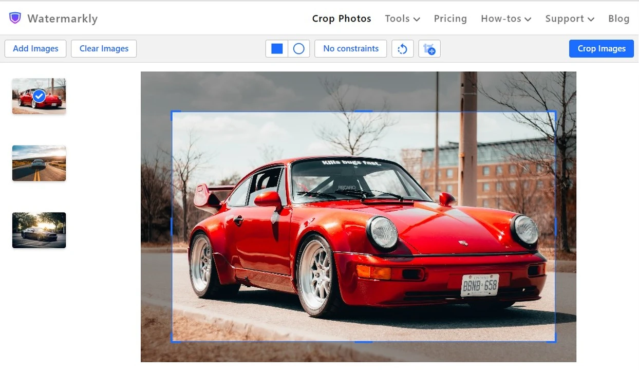 how to crop an image