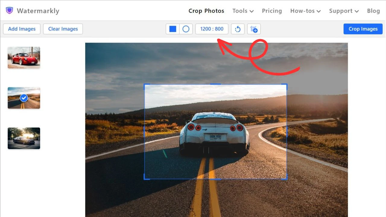 how to crop an image