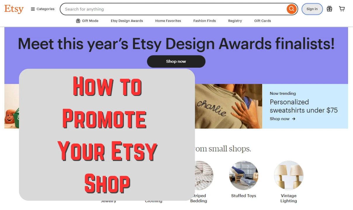 How to Promote Your Etsy Shop