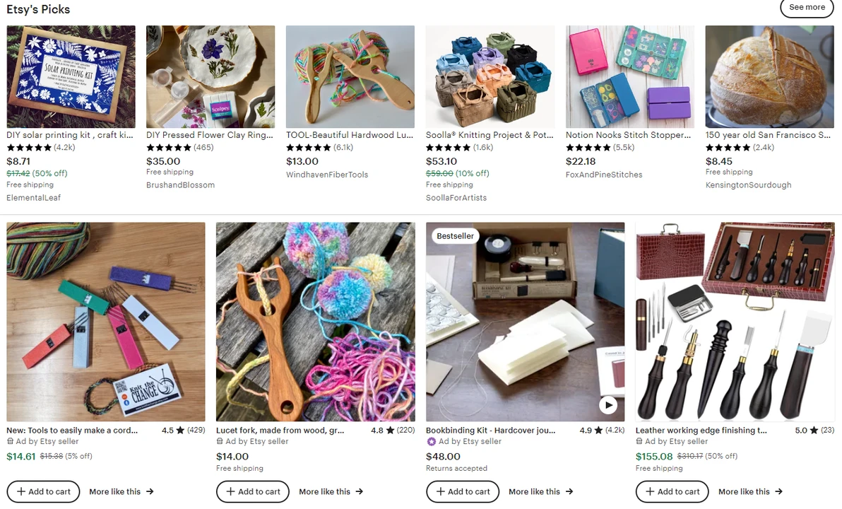 What to Sell on Etsy - crafts