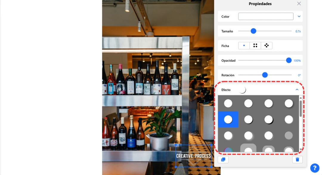 editar logotipo con marca de agua