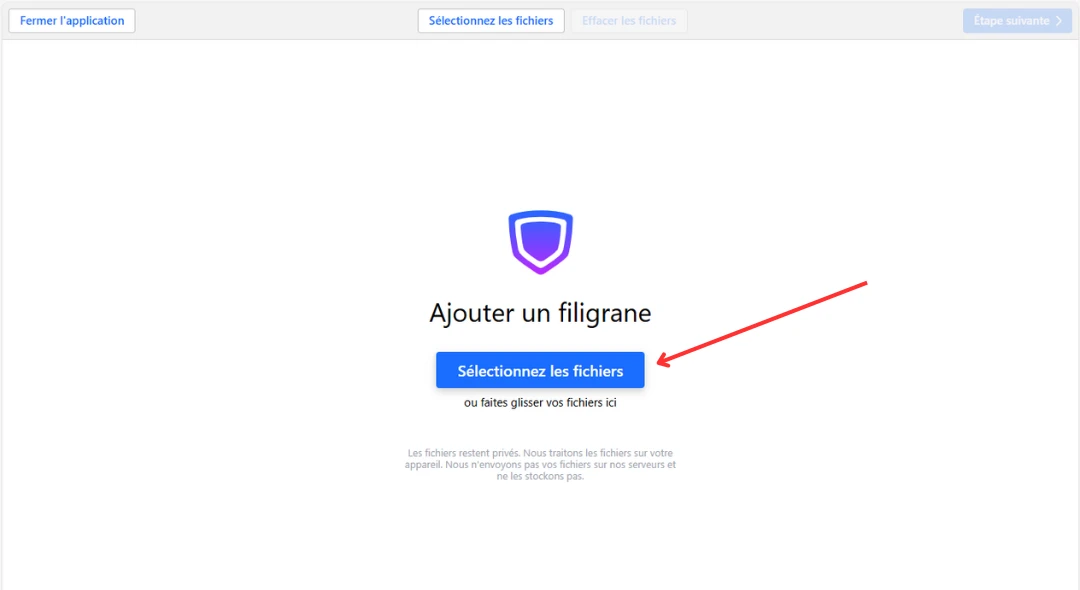 sélectionner des fichiers