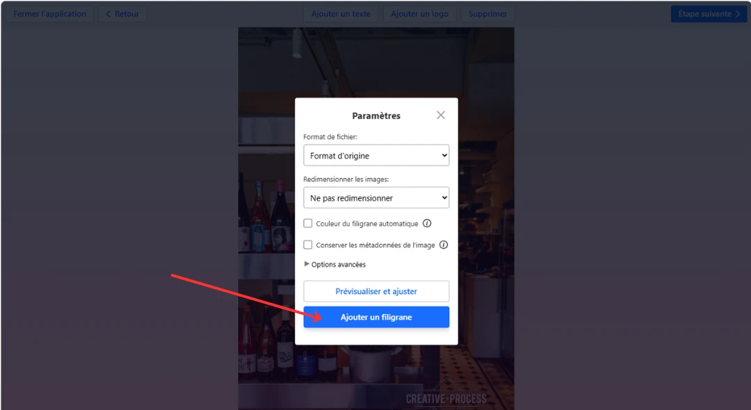 filigraner les fichiers
