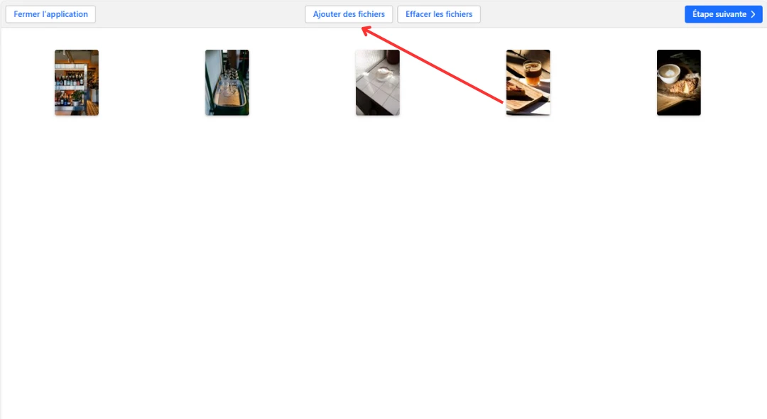 ajouter des fichiers