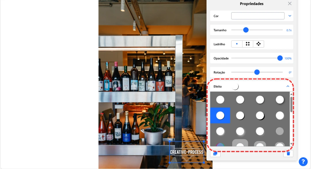 editar marca d’água de logotipo