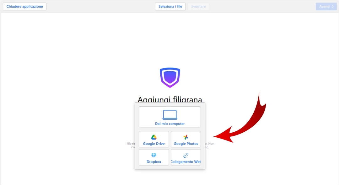 software watermark per foto