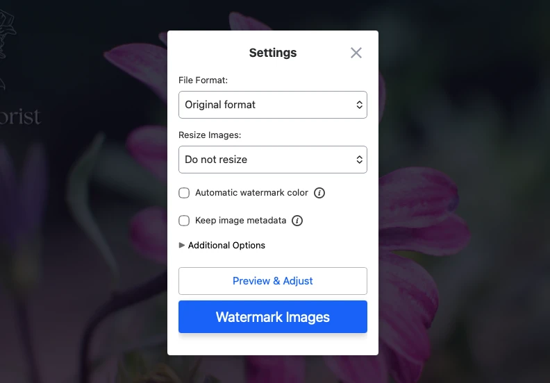how to add a watermark to a photo