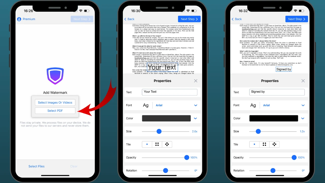 how to edit a pdf on iphone with Watermarkly