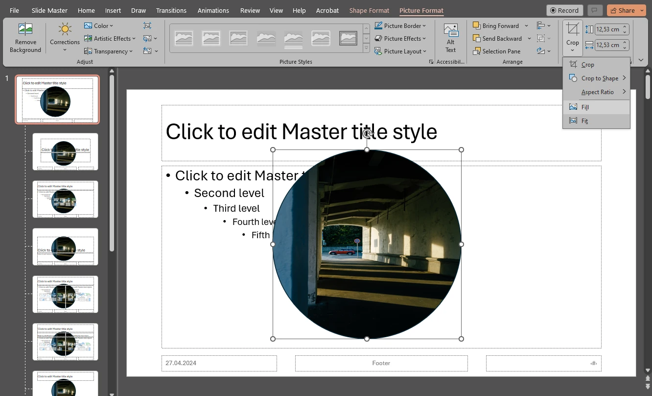 how to add a watermark in powerpoint