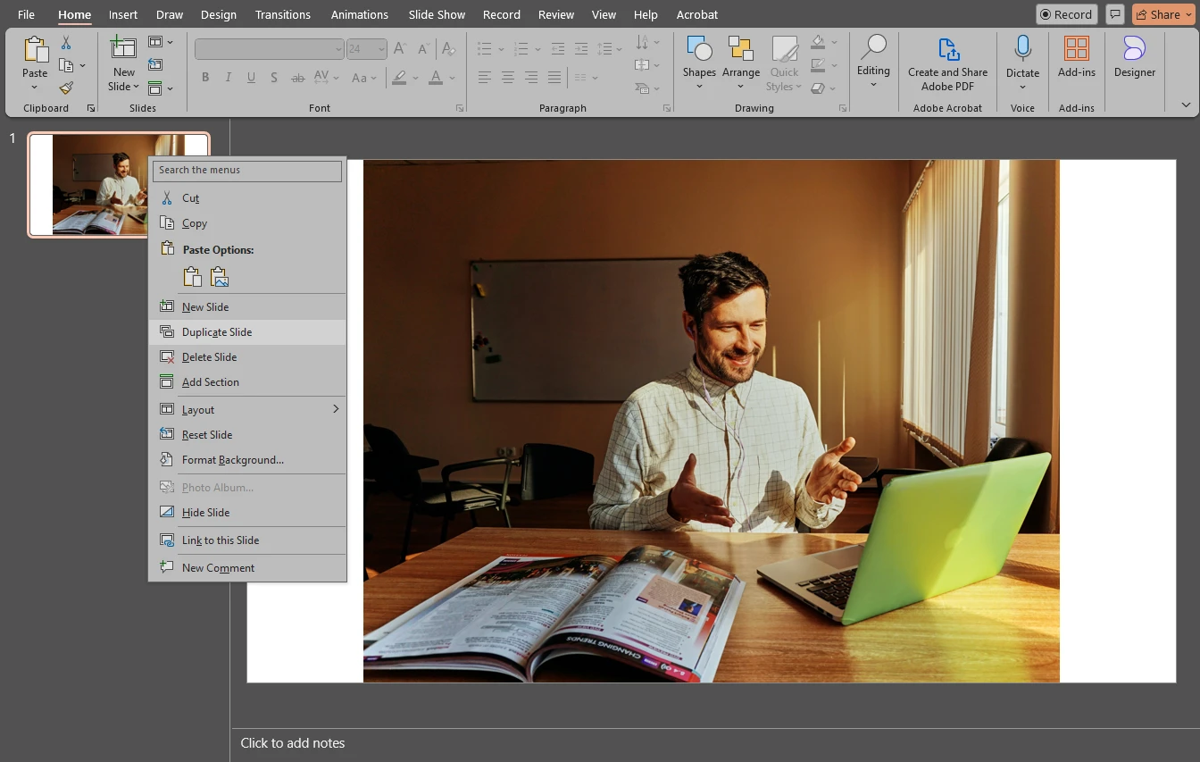 How to Blur Background in an Image in PowerPoint