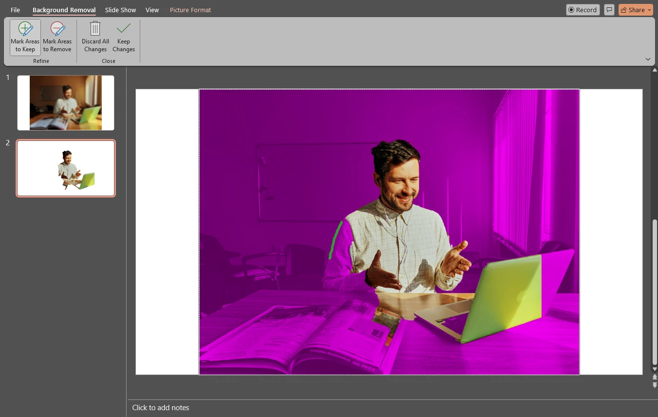 How to Blur Background in an Image in PowerPoint