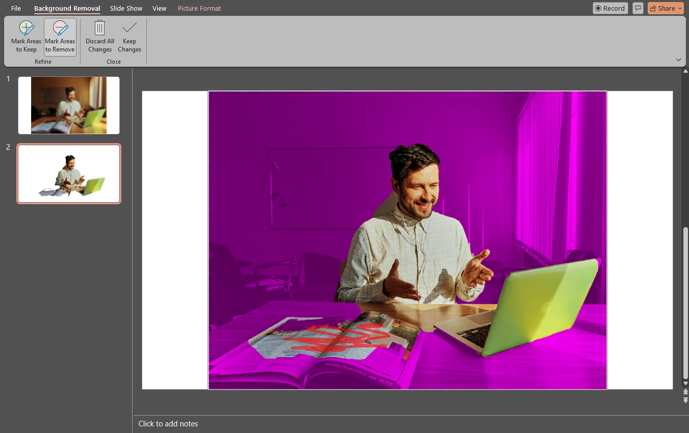 How to Blur Background in an Image in PowerPoint