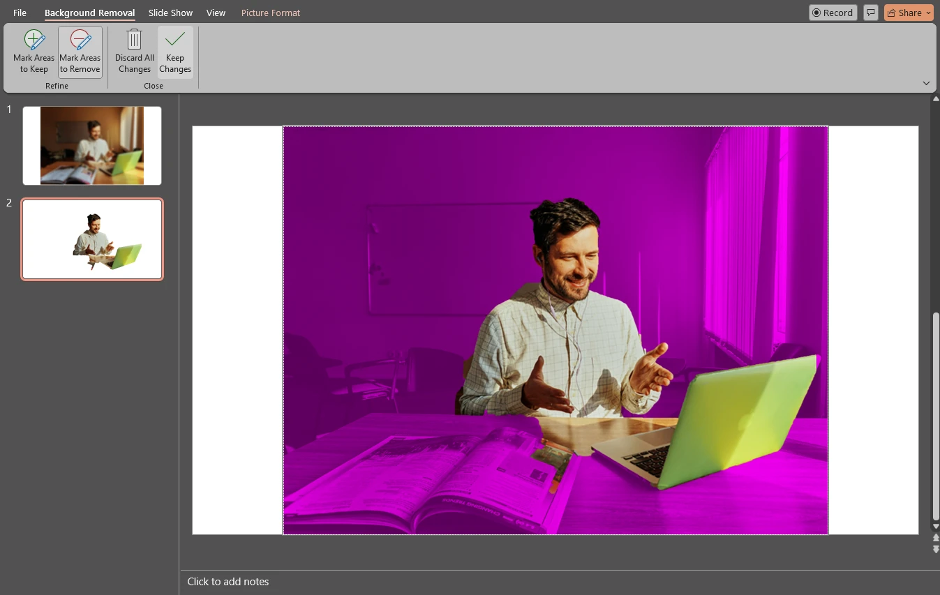 How to Blur Background in an Image in PowerPoint