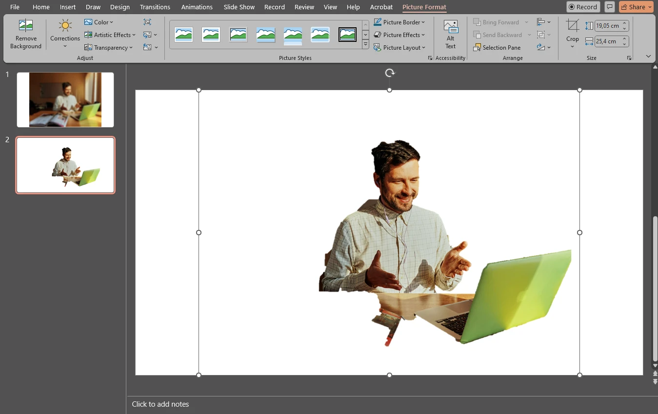 How to Blur Background in an Image in PowerPoint