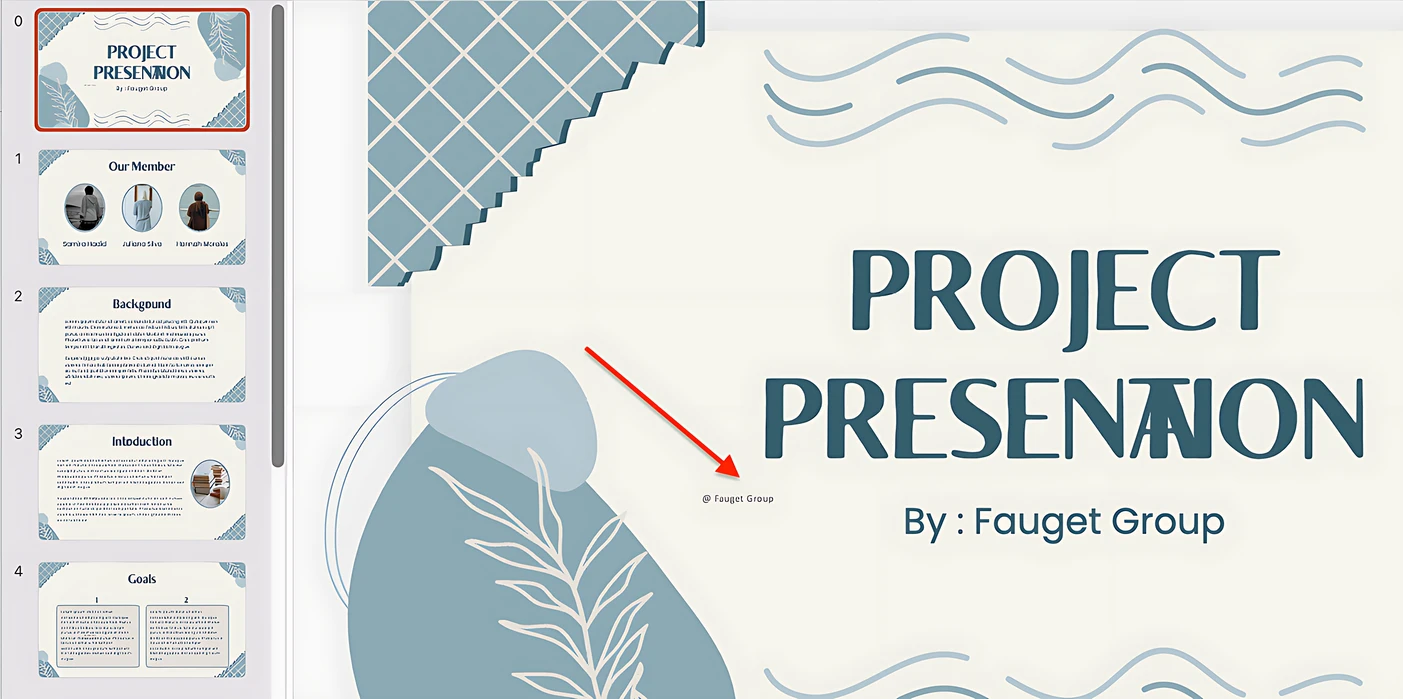 come inserire una filigrana in ppt