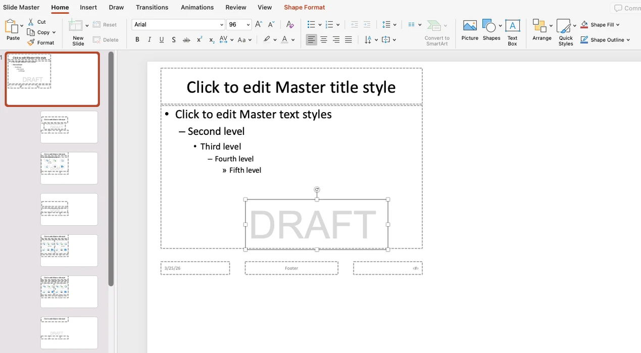 Come aggiungere una filigrana in PowerPoint 
