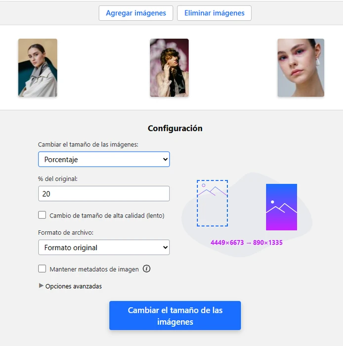 redimensionar imagen