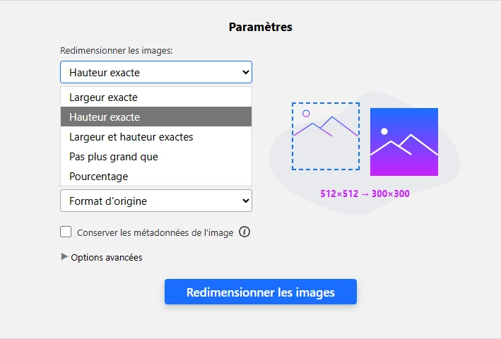 redimensionner un gif