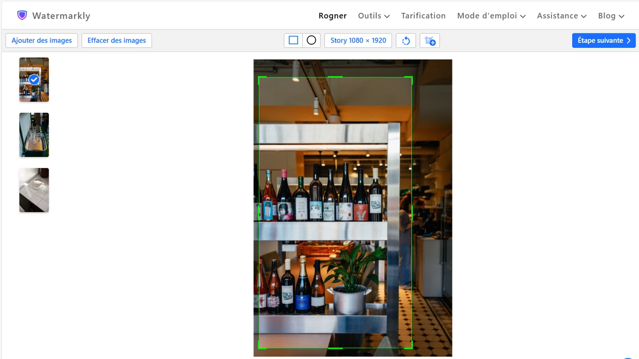 application pour redimensionner une photo pour instagram
