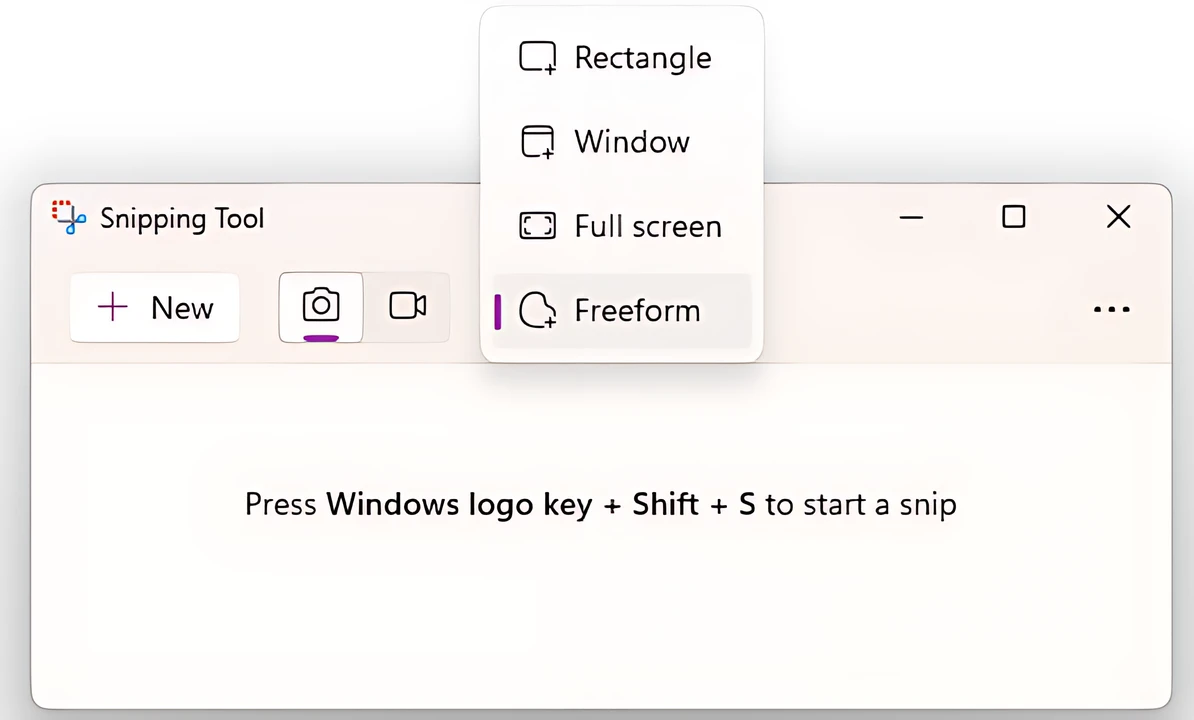 how to crop a screenshot on windows