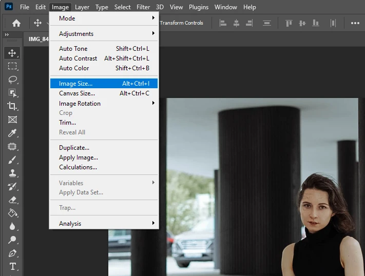 how to upscale an image in photoshop