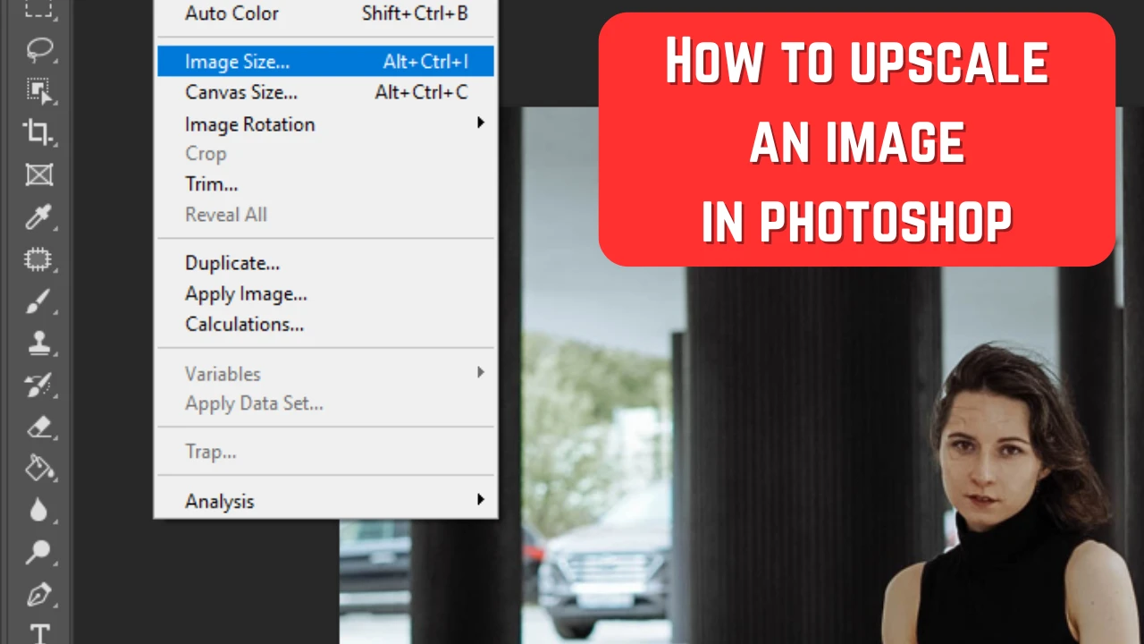 how to upscale an image in photoshop