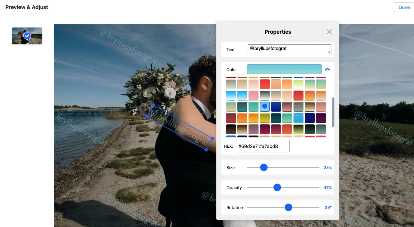 watermark video online