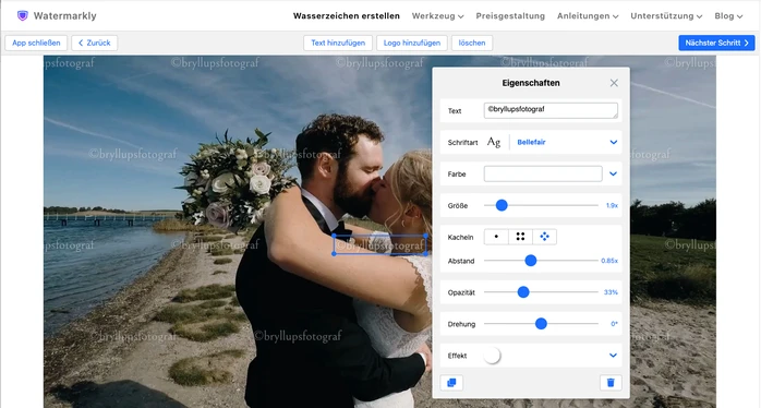 Video kostenlos mit Wasserzeichen erstellen