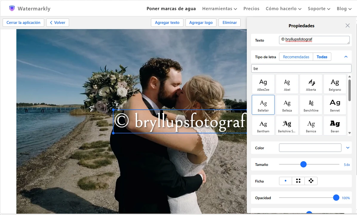 software de marca de agua para videos