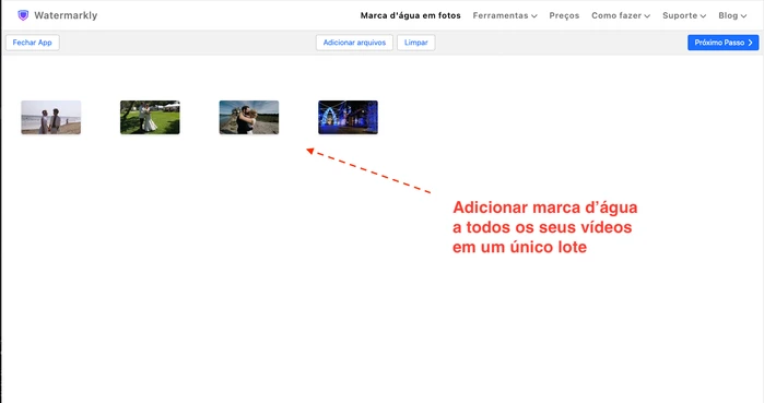 marca d’água video