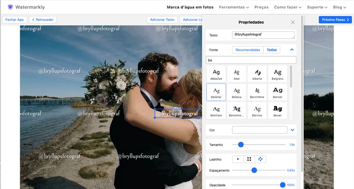 marca d’água a vídeos