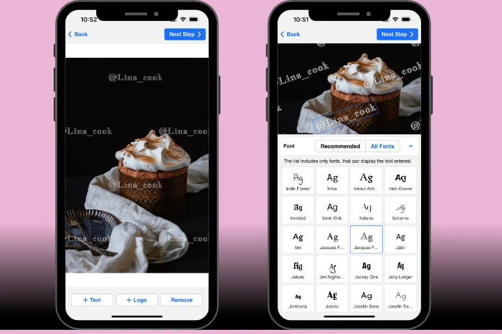 how to watermark photos on iphone