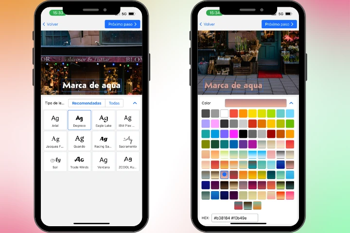 cómo añadir marca de agua a fotos en iPhone