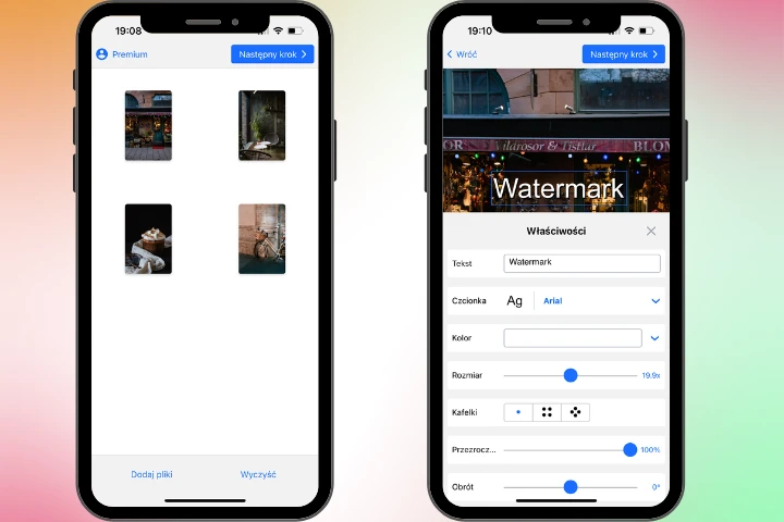 jak dodać znak wodny do zdjęć na iPhonie