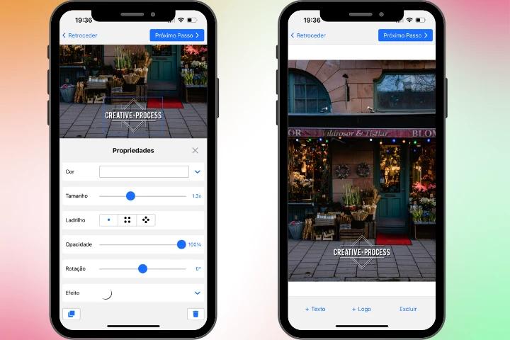 como colocar marca d'água em fotos no iphone