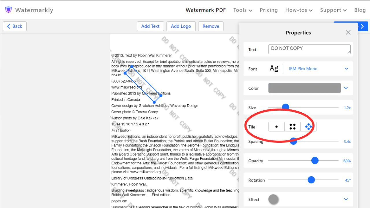 Watermark PDF Online| Free PDF Watermarker | Watermarkly