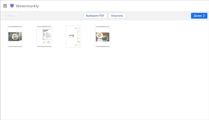click next step to watermark pdf