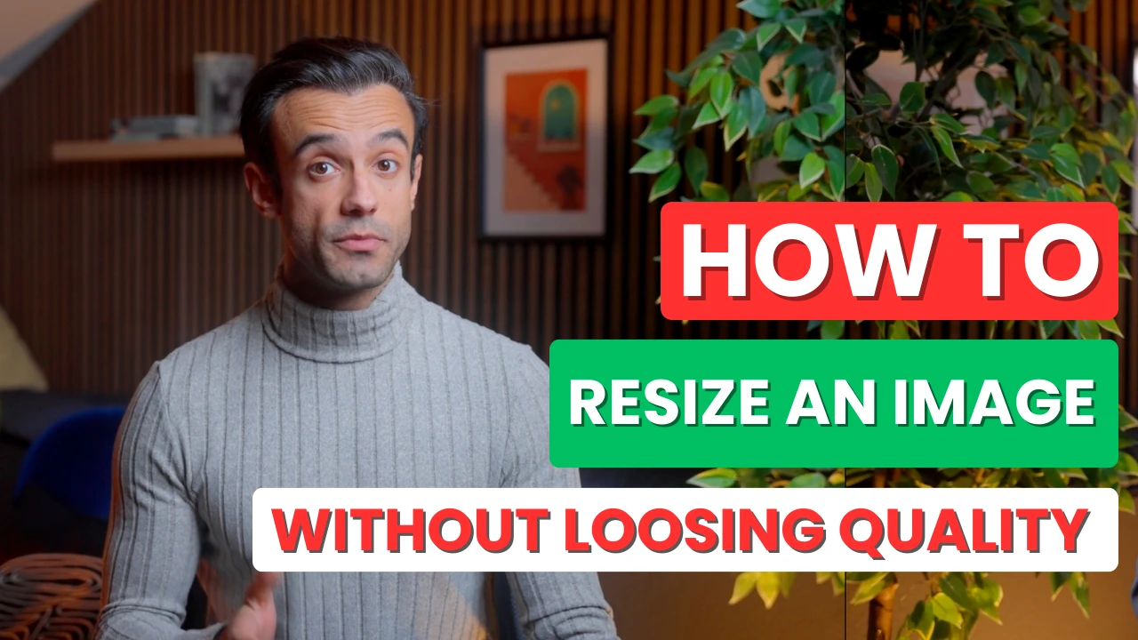 How to Resize an Image WITHOUT Losing Quality
